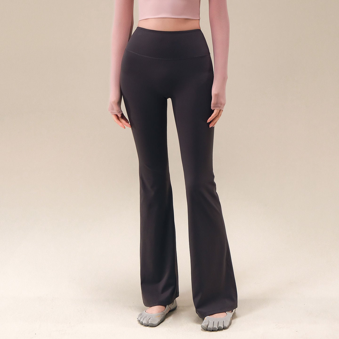 New professional running sports high-waisted fitness training flared pants