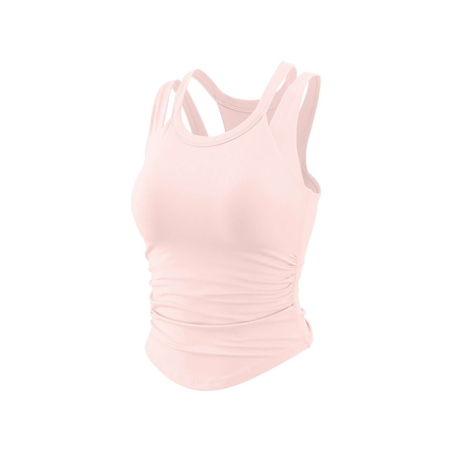 Fake two shockproof running fitness vests