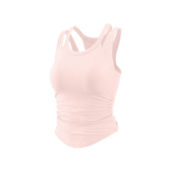 Fake two shockproof running fitness vests