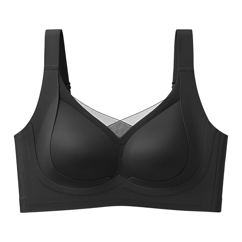 Simple soft support, Glossy, Non-scarf, Anti-sagging, Corset, Lifting, Anti-gravity, Non-inductive, Underwired bra