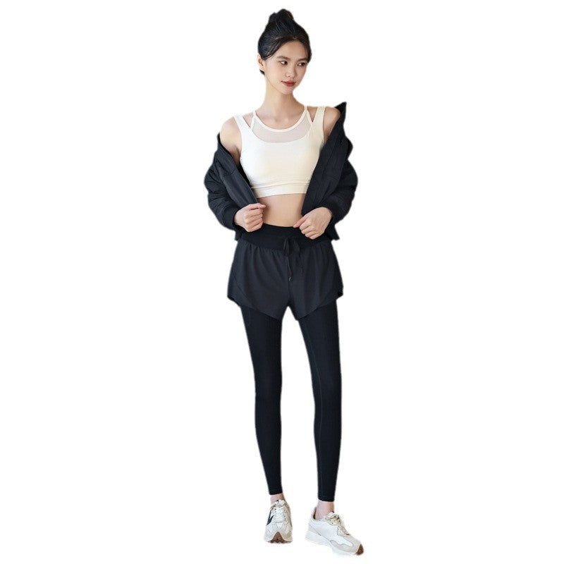 Two-Layer Style Fitness Pants