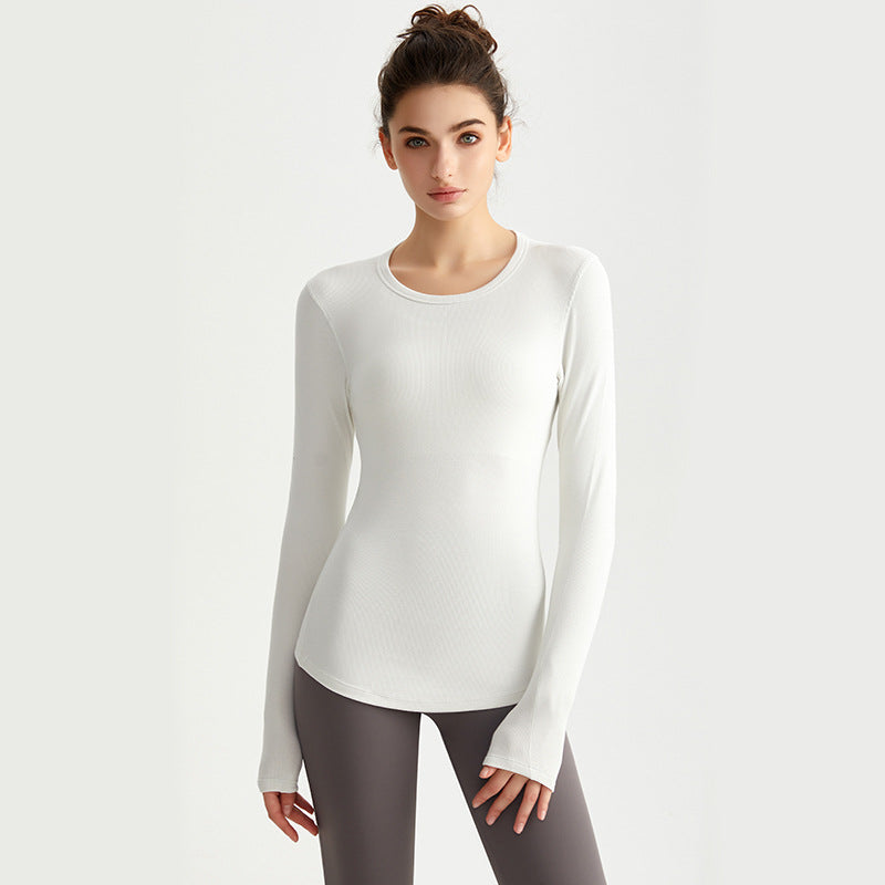 High-elasticity slim-fitting tight-fitting running sweat-absorbing quick-drying clothing