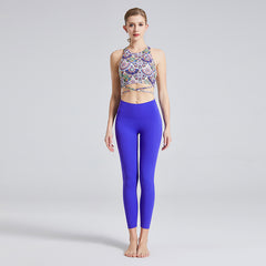 Glass blue print two-piece set