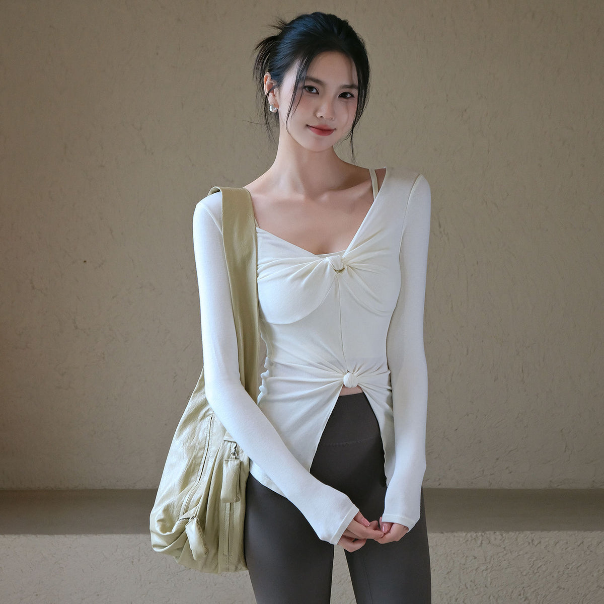 Autumn new high-elasticity breathable running sports T-shirt