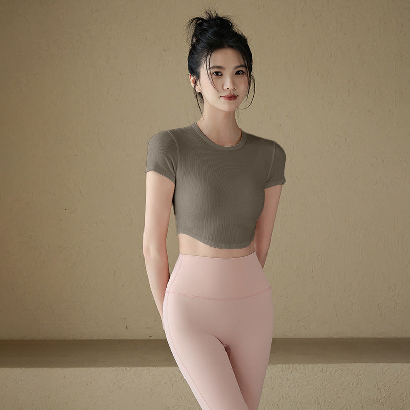 Striped Mesh Top