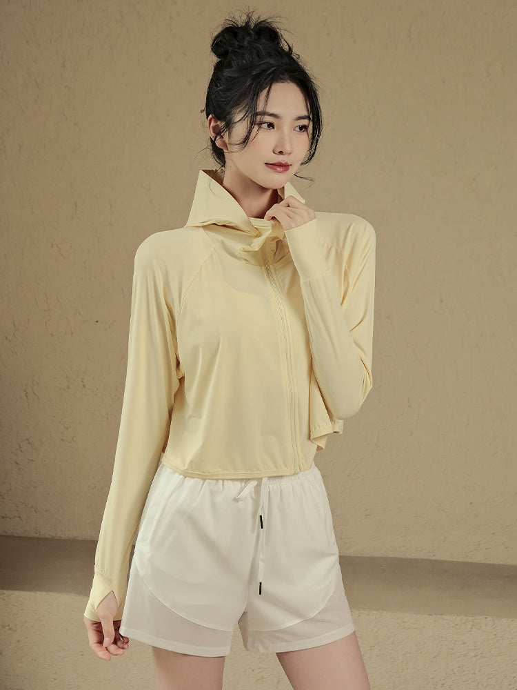 Loose sun protection jacket