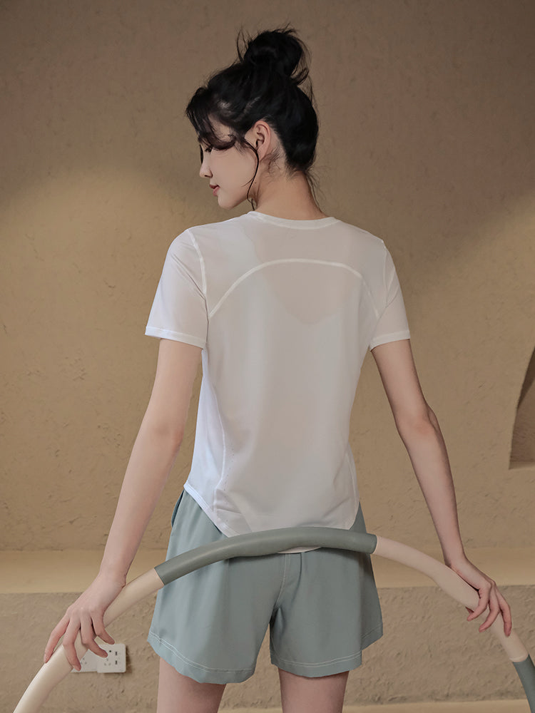 Loose quick-drying short sleeves
