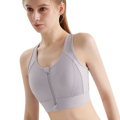 Quick-dry mesh sports bra