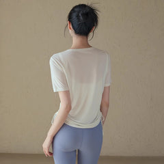 Lightweight, Breathable, Loose and slim short-sleeved cover-up