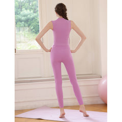 Elegant slimming cheongsam short-sleeved leggings suit