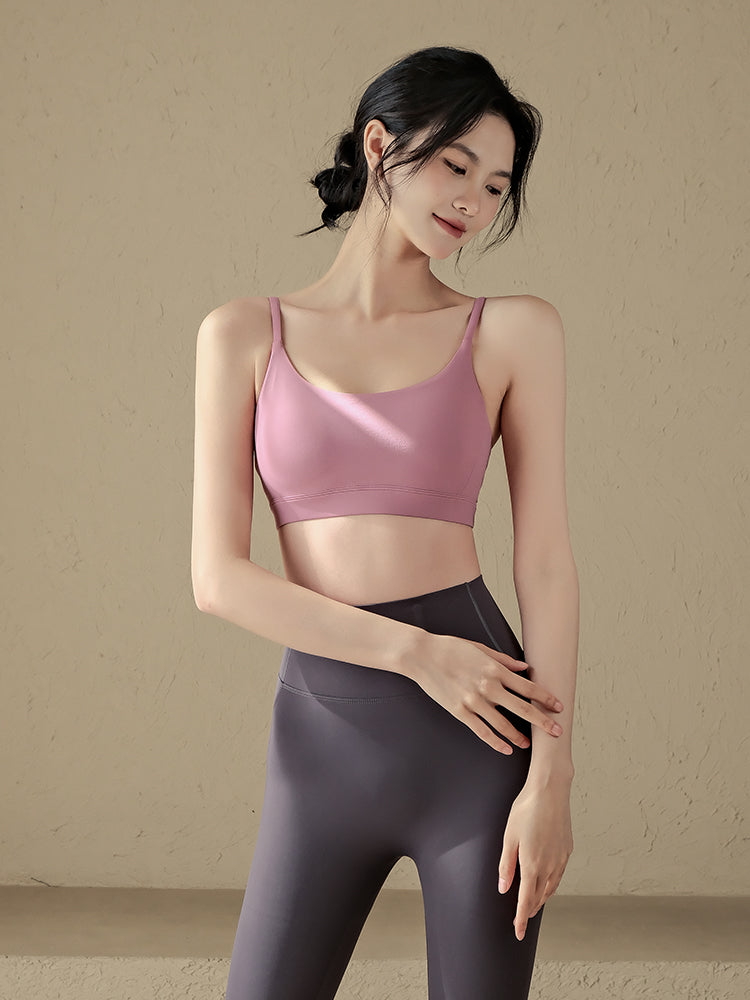 Thin strap sports bra