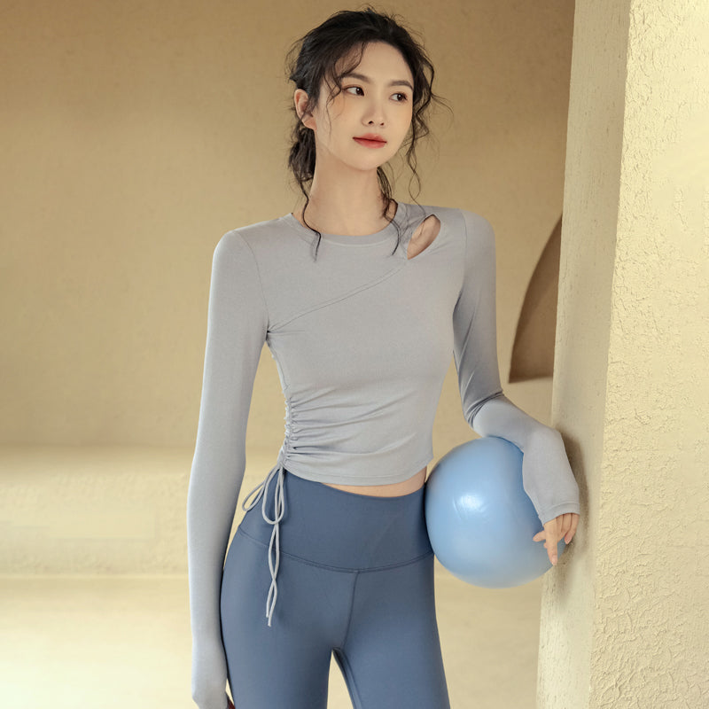 Drawstring quick-drying long sleeves
