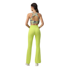 Printed Dopamine High Intensity Slim Sports Yoga Bra
