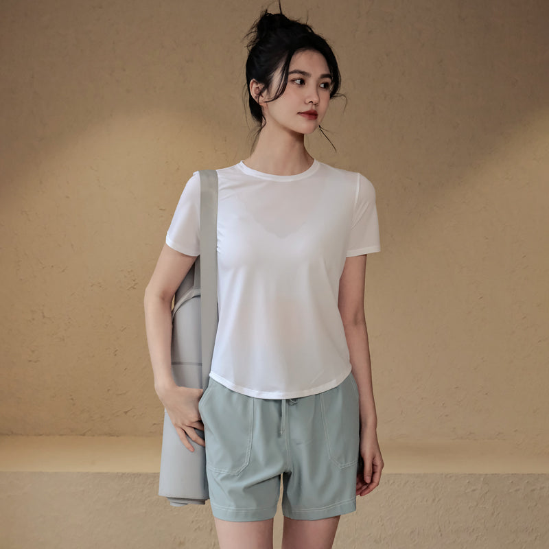 Loose quick-drying short sleeves