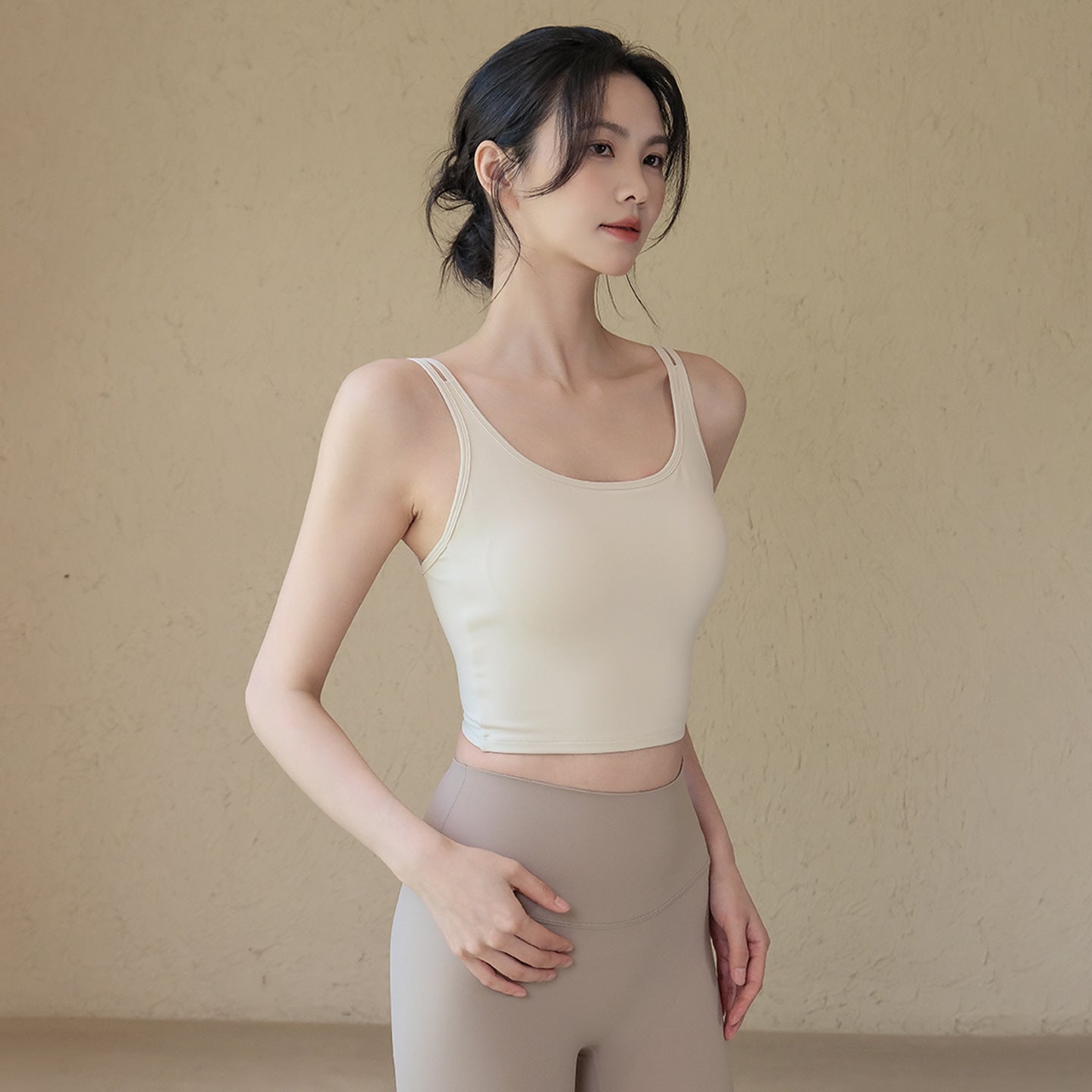 All-in-one breathable sexy running sports bra