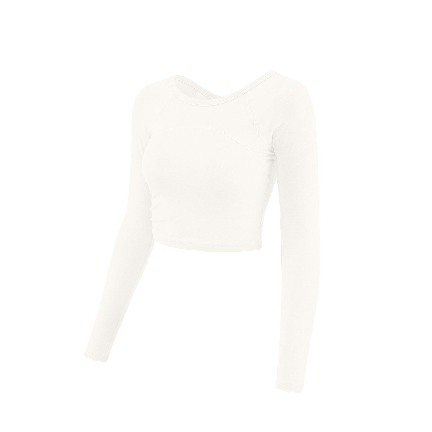 Skin-friendly and soft, Front and back, Wear yoga long sleeves
