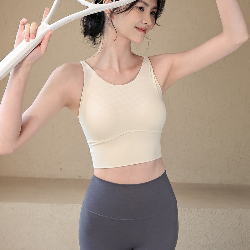 One-Piece Strap Vest Bra