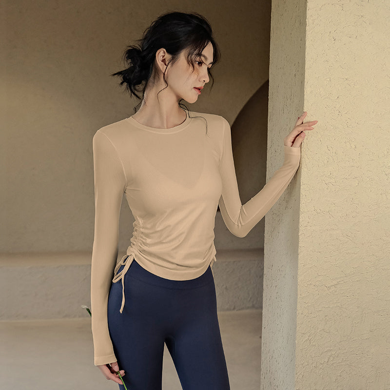 Tight slimming yoga long sleeves