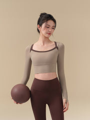 New contrasting sports long sleeves for autumn and winter