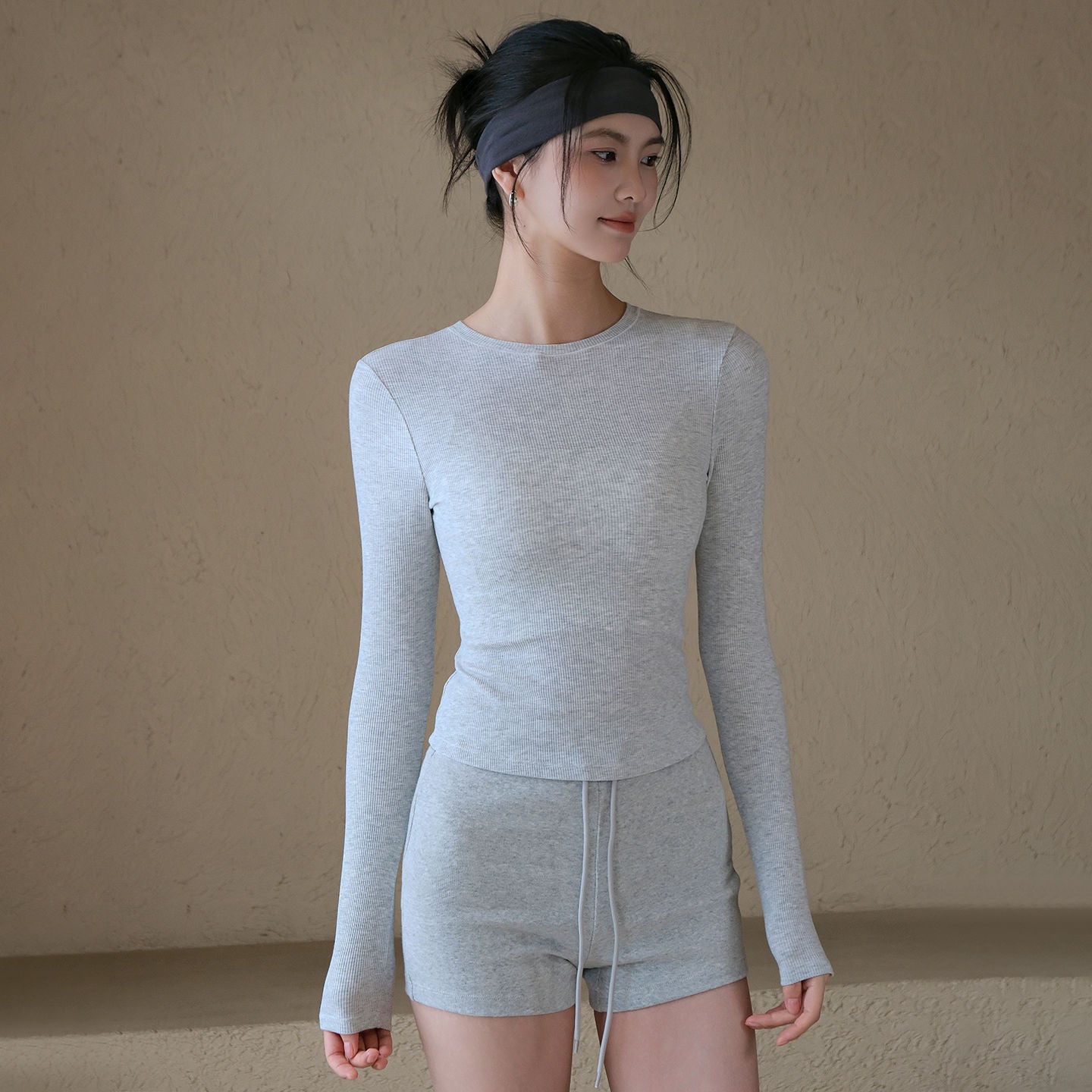 New high-elasticity slim and breathable sports T-shirt for autumn