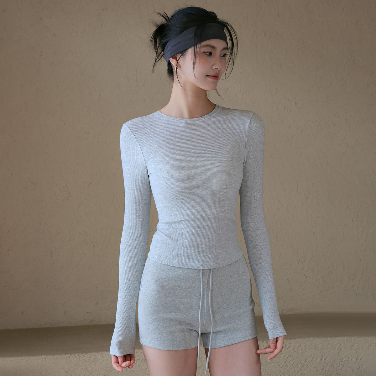 New high-elasticity slim and breathable sports T-shirt for autumn