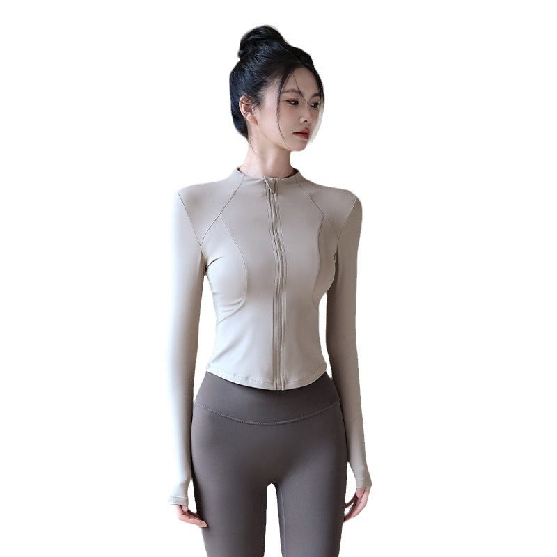 Slim Fit Long-Sleeve Sports Jacket