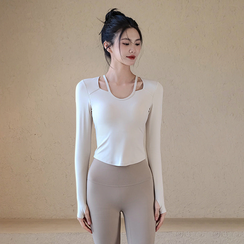 Bare Stretch Long Sleeve with Padding