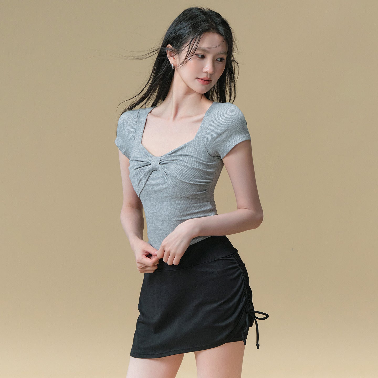 New yoga suit with chest pad short sleeve T-shirt
