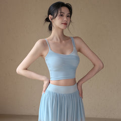 An all-in-one high-quality crossover beauty back tucked breasts fitness bra