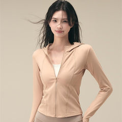 Plush slimming sports top