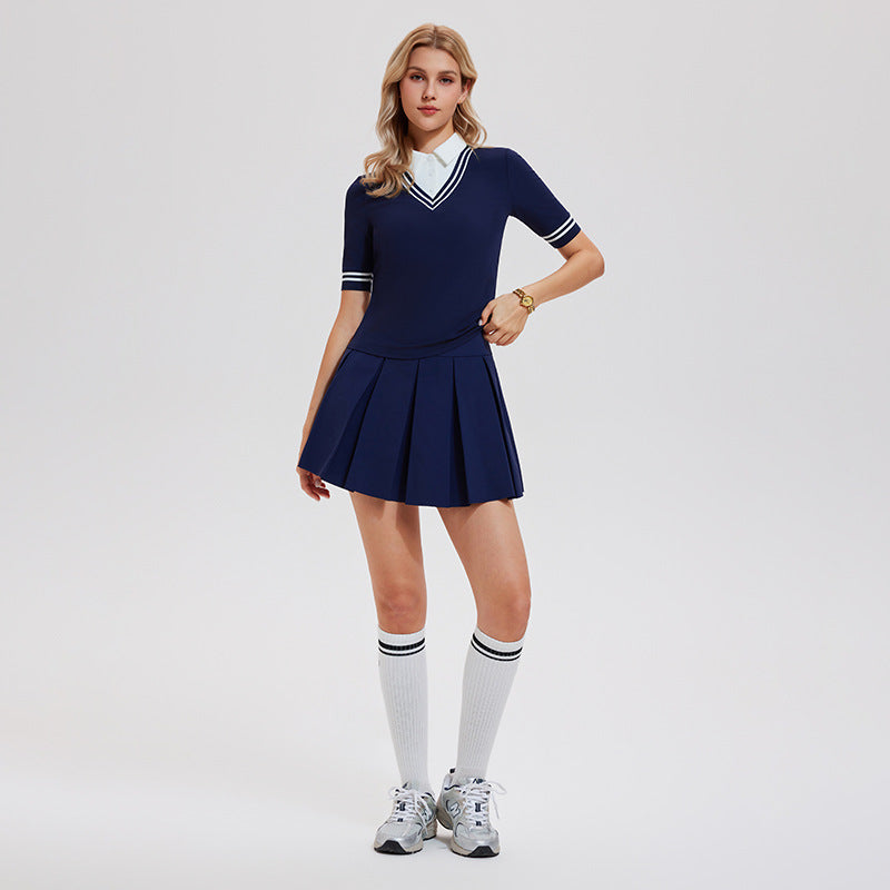 Collegiate golf tennis sports suit