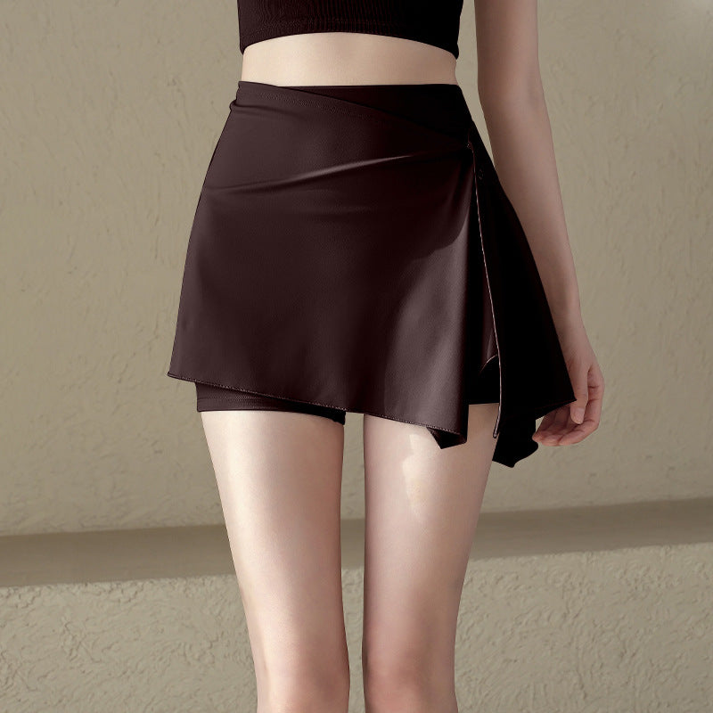 2 In 1 Anti Exposure Skort Sports Yoga Tennis Skirt