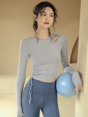 Drawstring quick-drying long sleeves