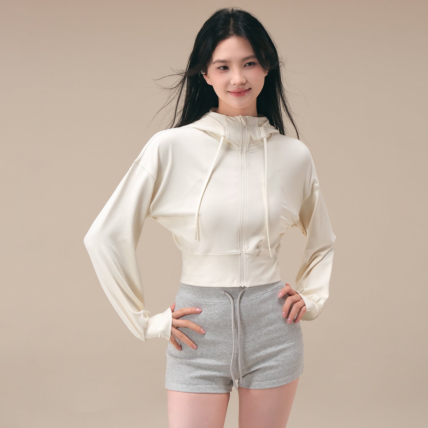 New Pilates fitness training long-sleeved loose casual jacket
