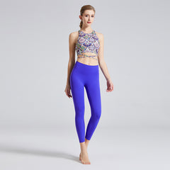 Glass blue print two-piece set