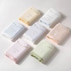 7A antibacterial simple solid color mid-rise cotton girls' underwear