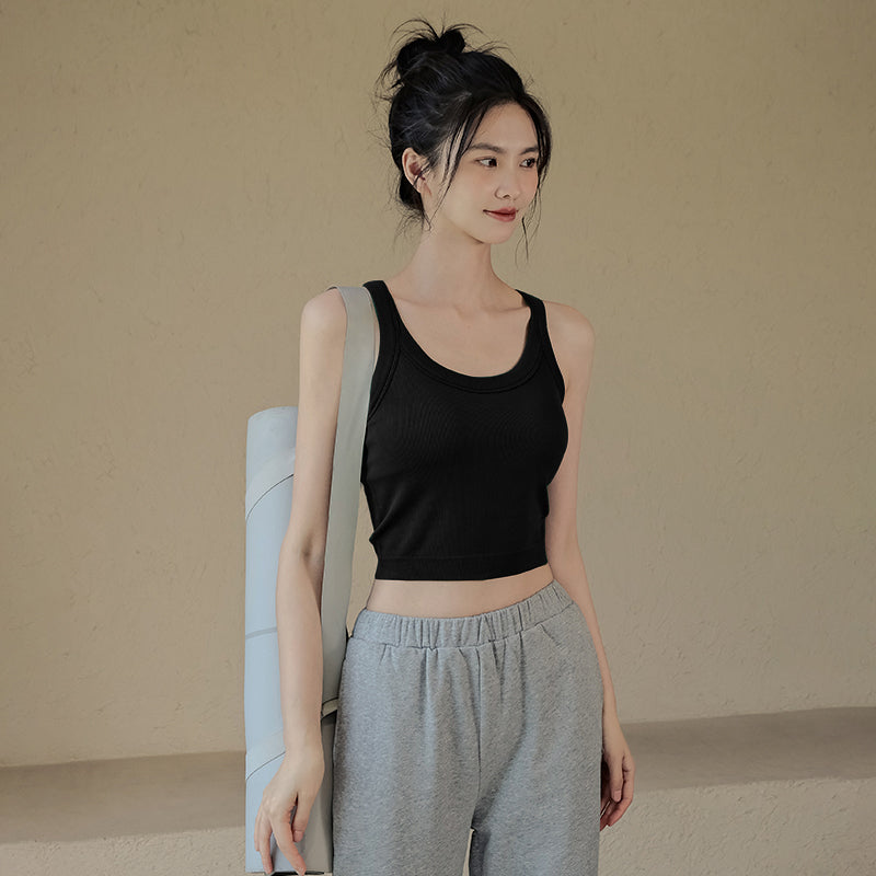 Integrated vest with chest pads