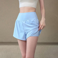 High-waisted, Anti-light, Quick-drying, Breathable three-point pants