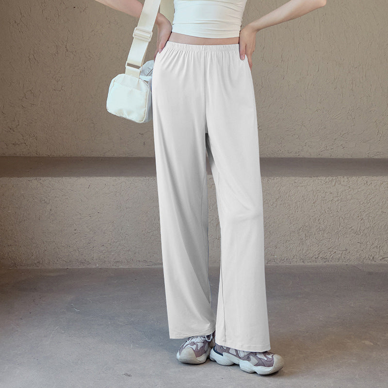 Loose, Breathable straight-leg pants