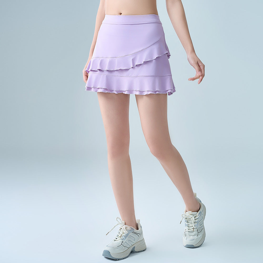 Quick-drying, Stretch, Anti-walking light, Fitness exercise, Yoga, Running, Tennis, Skirts, Shorts, Skirts