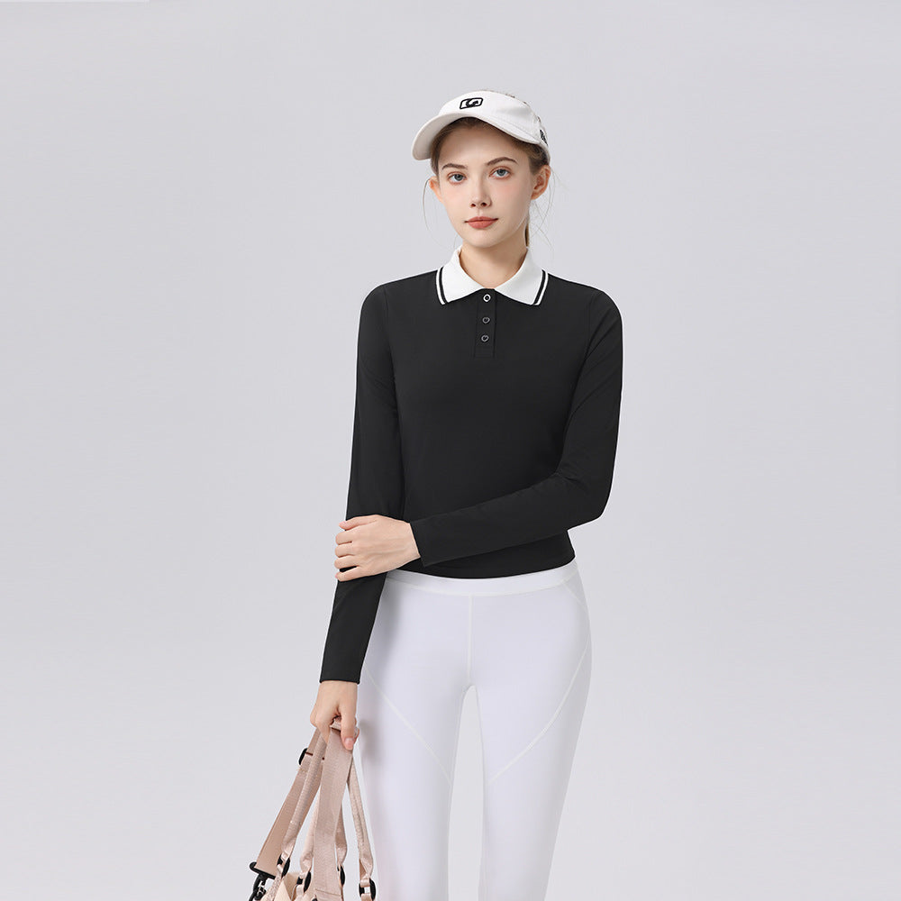 Contrasting lapels, Slimming and slimming, Retro casual long sleeves
