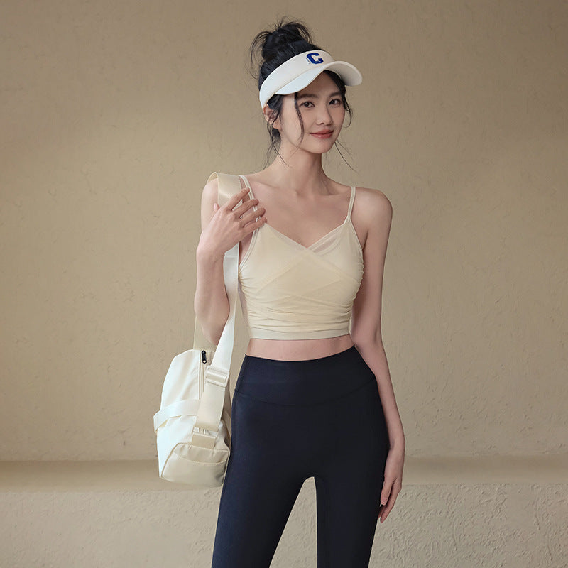 Mesh Yoga Top Vest