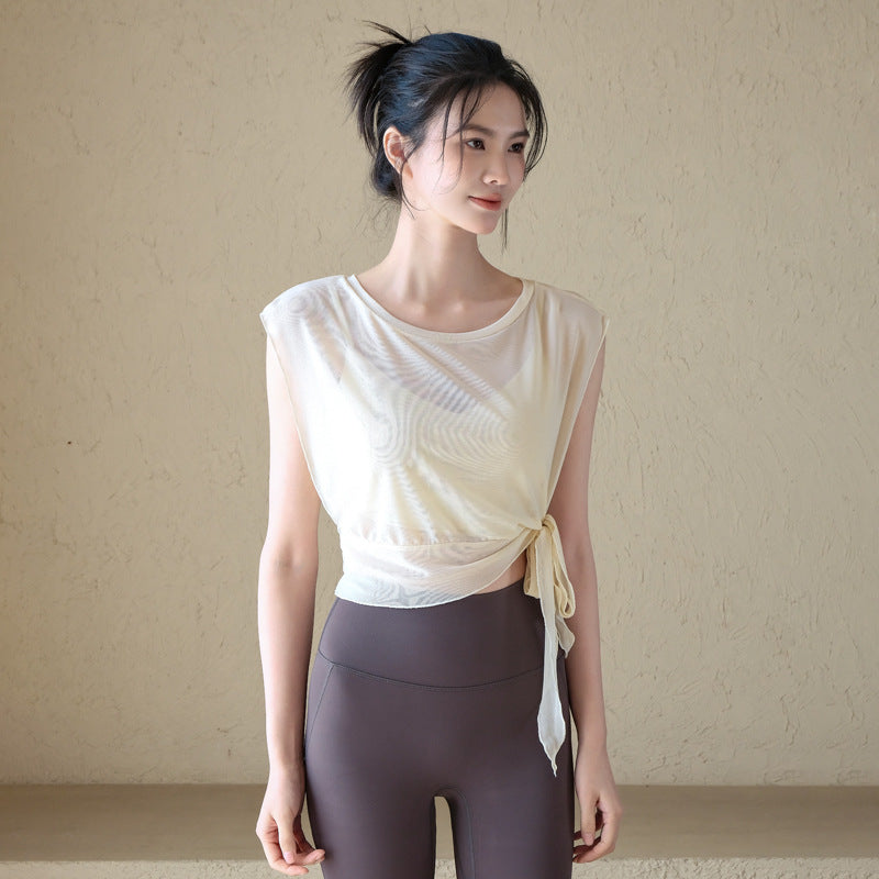 Premium camisole breathable short-sleeved set