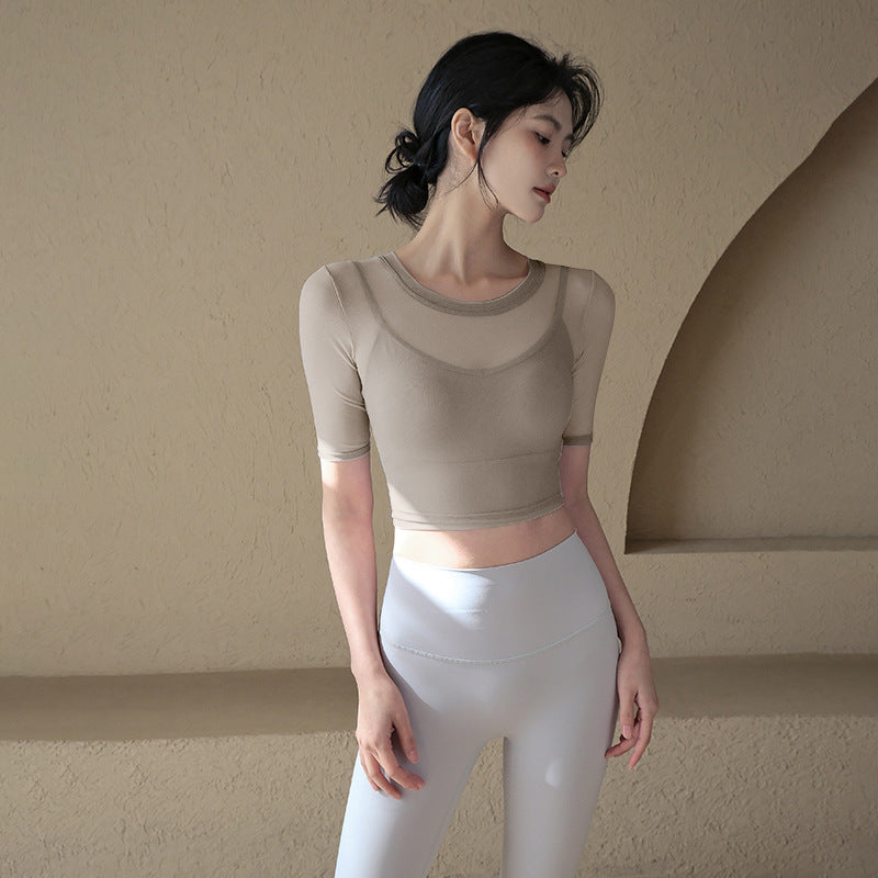 Mesh Short Sleeve With Pads
