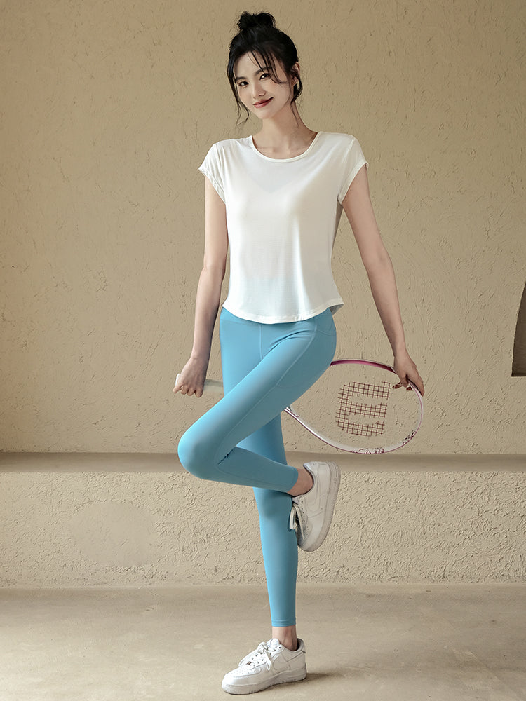 Quick-drying breathable short sleeves