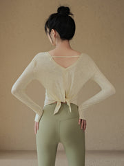 Loose and quick-drying yoga long sleeves