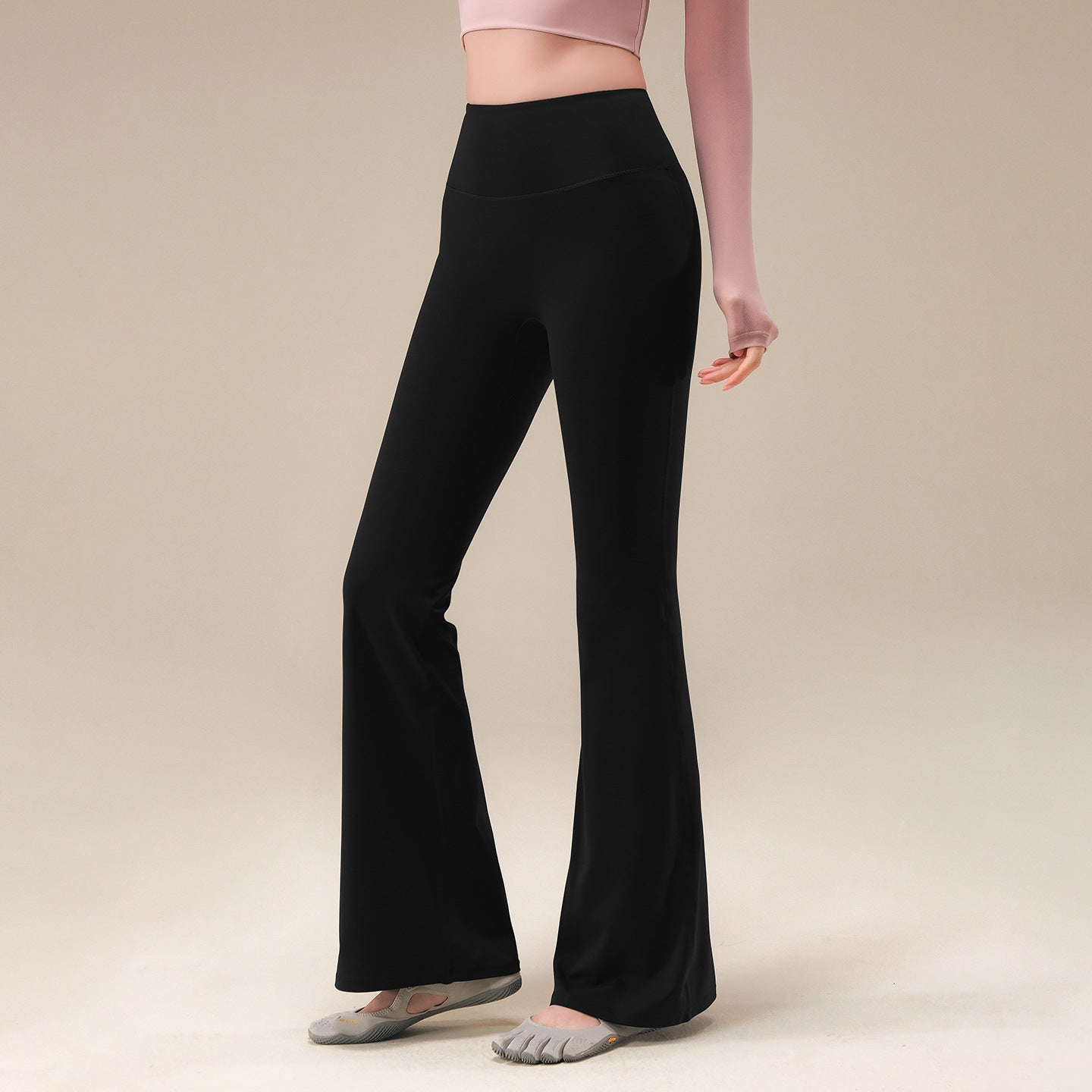New professional running sports high-waisted fitness training flared pants