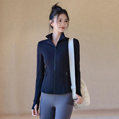 Stretchable Zipper Yoga Jacket