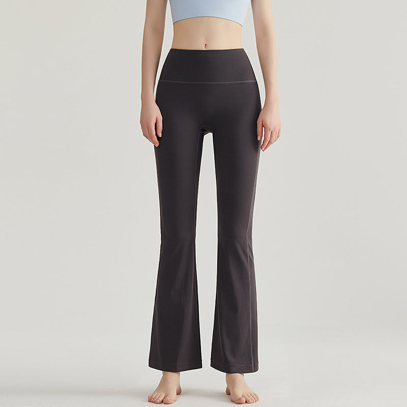 Flared wide-leg pants