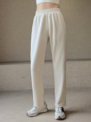 Loose high-waisted casual trousers